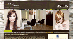 Desktop Screenshot of haarzauber.de